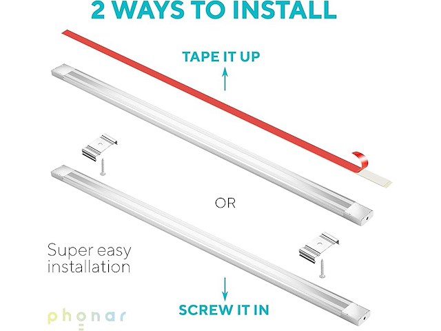 Set van 2 - 60 cm led onderbouwverlichting - afbeelding 6 van  6