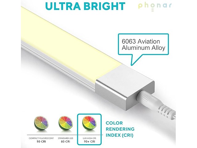 Set van 2 - 60 cm led onderbouwverlichting - afbeelding 3 van  6