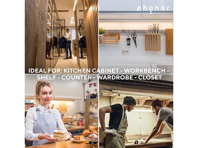 Set van 2 - 60 cm led onderbouwverlichting - afbeelding 4 van  6