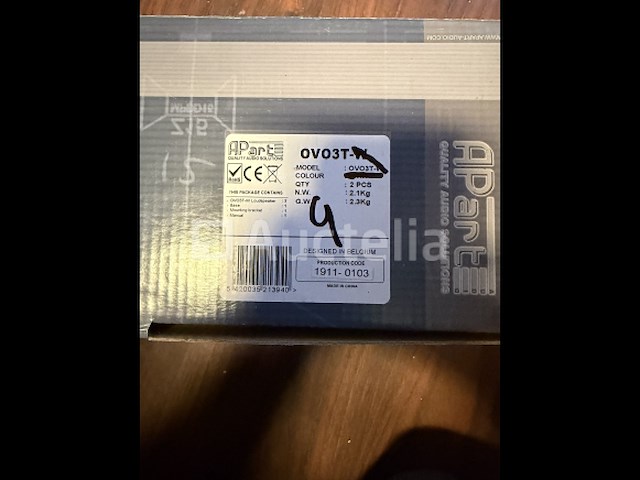 Set van 2 apart speakers ovo-3 grijs - afbeelding 3 van  5