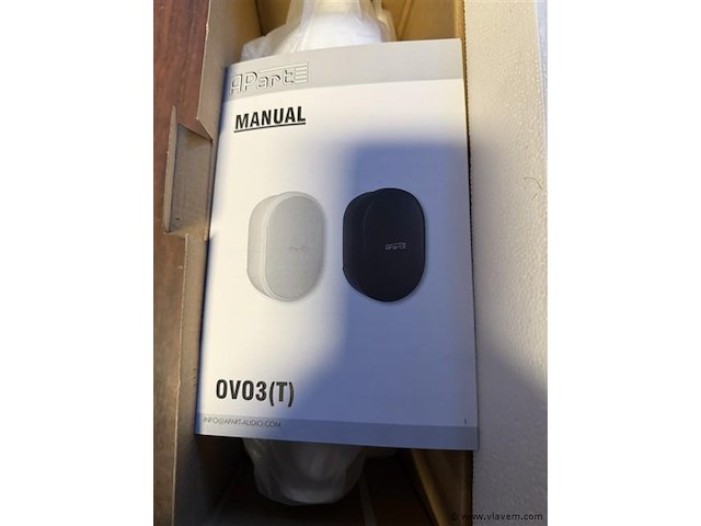 Set van 2 apart speakers ovo-3 wit - afbeelding 2 van  2