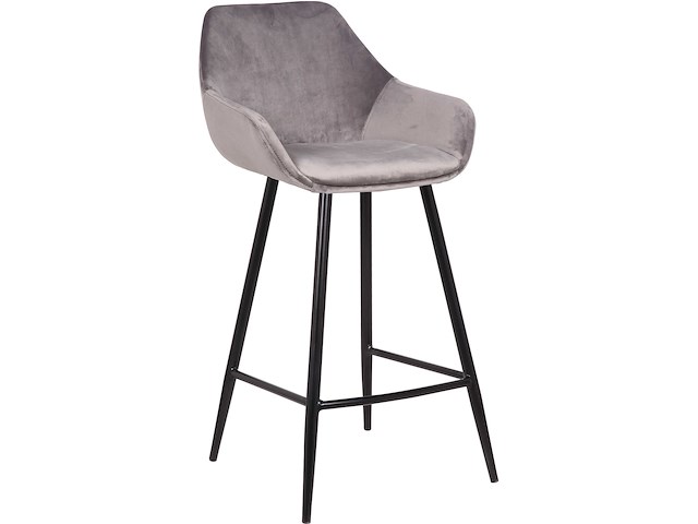 Set van 2 barstoelen amman 65cm - grijs - afbeelding 2 van  7