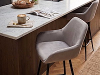 Set van 2 barstoelen amman 65cm - grijs - afbeelding 5 van  7