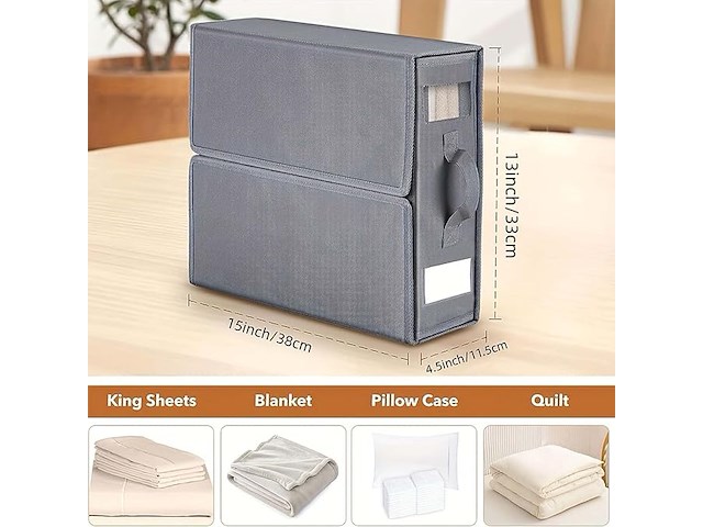 Set van 2 beddenlakenorganizers - afbeelding 4 van  4