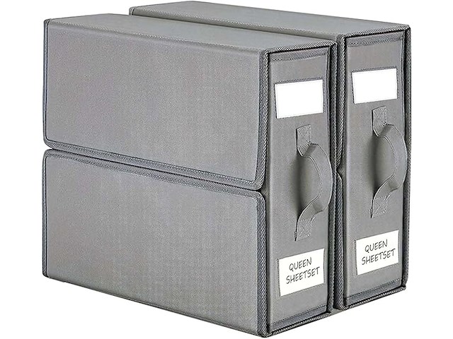 Set van 2 beddenlakenorganizers - afbeelding 1 van  3