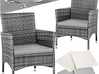 Set van 2 comfortabele fauteuils met armleuningen - afbeelding 1 van  8