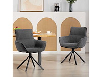 Set van 2 draaibare eetkamerstoelen - afbeelding 2 van  6