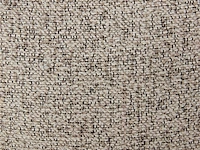 Set van 2 draaistoelen in tweedstof en taupe metaal - cream - afbeelding 5 van  6