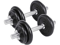 Set van 2 dumbbells: 20 kg, 30kg, 40kg, 50kg, 60kg - afbeelding 1 van  6