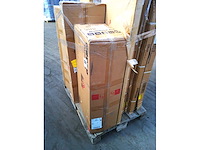 Set van 2 eetkamerstoelen, keukenstoelen, vintage design, weense wandelstoklook, natuur + crème - afbeelding 8 van  8