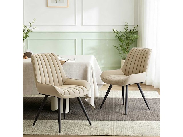 Set van 2 eetkamerstoelen - afbeelding 1 van  4