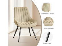 Set van 2 eetkamerstoelen - afbeelding 3 van  4