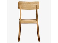 Set van 2 eikenhouten stoelen - licht hout - afbeelding 3 van  3
