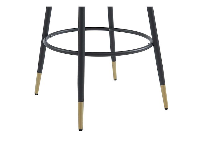 Set van 2 fluwelen en metalen barkrakkjes - beige - afbeelding 4 van  7