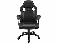 Set van 2 gestoffeerde bureaustoelen met verstelbare rugleuning - afbeelding 2 van  8