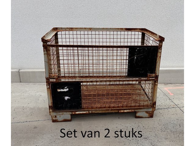 Set van 2 gitterboxen c-keus 1240x835x970mm - afbeelding 5 van  10