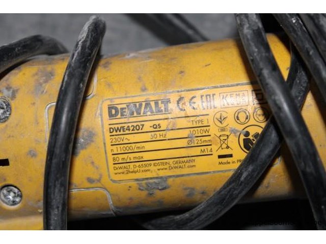 Set van 2 haakse slijpers - dewalt - dwe4207 - afbeelding 3 van  3