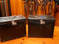 Set van 2 heren hogen hoeden (zijde / vilt)... - afbeelding 5 van  6