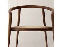 Set van 2 hertogelijke stoelen - walnoothout - afbeelding 2 van  5