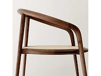 Set van 2 hertogelijke stoelen - walnoothout - afbeelding 3 van  5