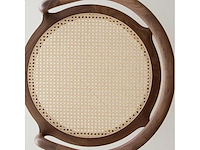 Set van 2 hertogelijke stoelen - walnoothout - afbeelding 4 van  5