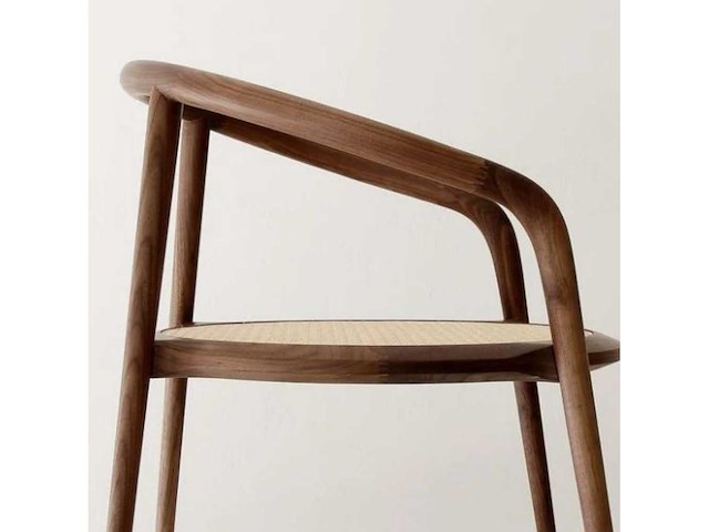 Set van 2 hertogelijke stoelen - walnoothout - afbeelding 3 van  5