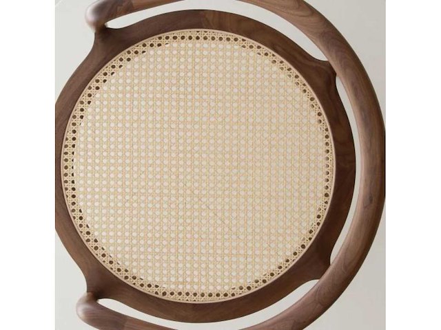 Set van 2 hertogelijke stoelen - walnoothout - afbeelding 4 van  5