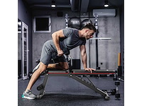 Set van 2 inklapbare gewichtsbanken, verstelbare liggende bank voor het hele lichaam - afbeelding 1 van  8