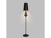 Set van 2 josephine meta vloerlampen - zwart - afbeelding 3 van  5