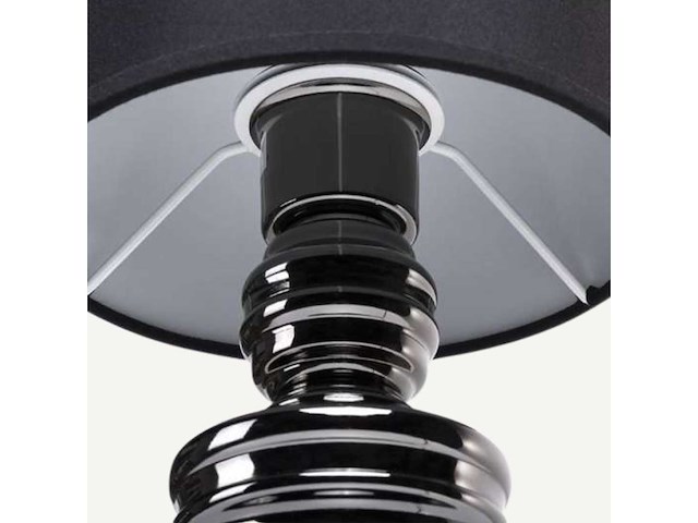 Set van 2 josephine meta vloerlampen - zwart - afbeelding 4 van  5