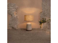 Set van 2 jutel tafellampen - beige - afbeelding 1 van  5
