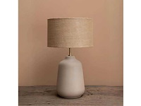 Set van 2 jutel tafellampen - beige - afbeelding 2 van  5