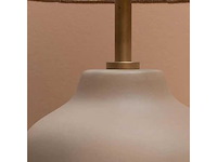 Set van 2 jutel tafellampen - beige - afbeelding 3 van  5