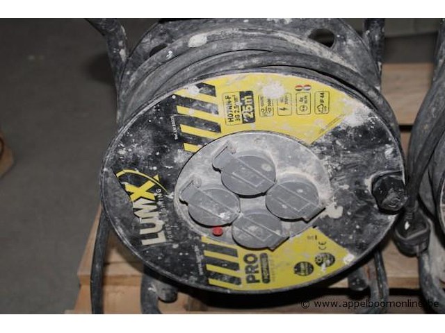Set van 2 kabelhaspels - lumx - pro 25 m - afbeelding 2 van  2