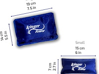 Set van 2 koude gelkompressen - 300 g - 19 x 14 cm - afbeelding 2 van  3