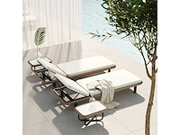 Set van 2 luxueuze bohemien bali strandbedden (expo)