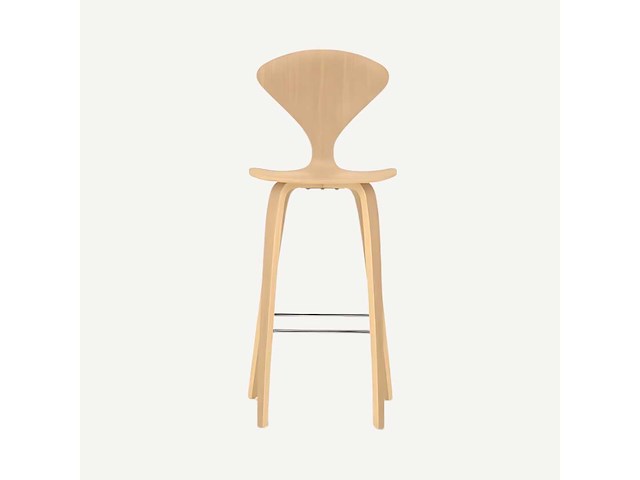 Set van 2 natuurlijke houten chesnut krukjes 75 cm - afbeelding 3 van  4