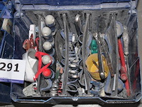 Set van 2 opbergkoffers - berner - met handgereedschap - afbeelding 2 van  3