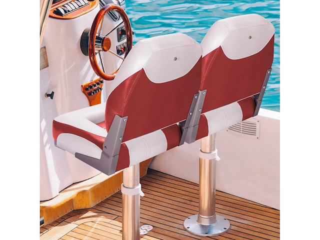 Set van 2 opklapbare bootstoelen, bootstoel met 11 cm sponsvulling - afbeelding 3 van  7