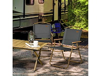 Set van 2 opvouwbare visstoelen kampeerstoelen - afbeelding 1 van  5