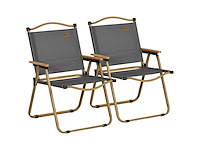 Set van 2 opvouwbare visstoelen kampeerstoelen - afbeelding 2 van  5