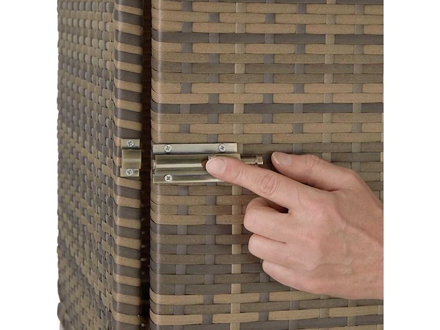 Set van 2 polyrattan en aluminium ligstoelen met beschermhoes en 2 hoezen - afbeelding 5 van  9