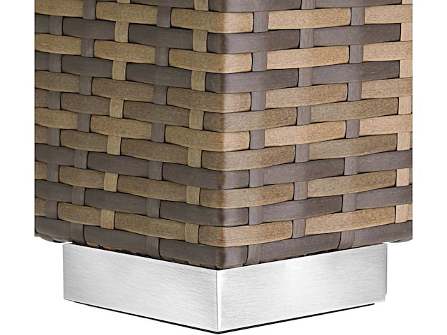 Set van 2 polyrattan en aluminium ligstoelen met beschermhoes en 2 hoezen - afbeelding 6 van  9