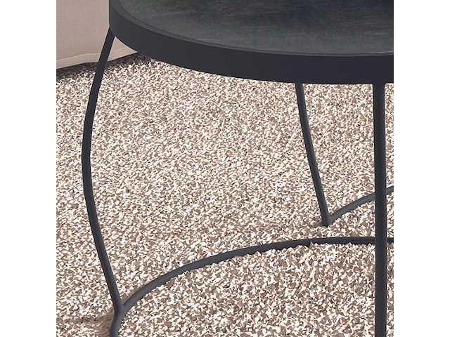 Set van 2 salontafels lars-zwart mangohout - afbeelding 5 van  7