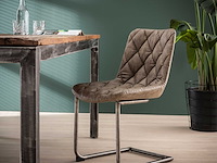 Set van 2 sledestoelen guido - taupe - afbeelding 1 van  3
