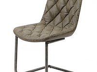 Set van 2 sledestoelen guido - taupe - afbeelding 2 van  3