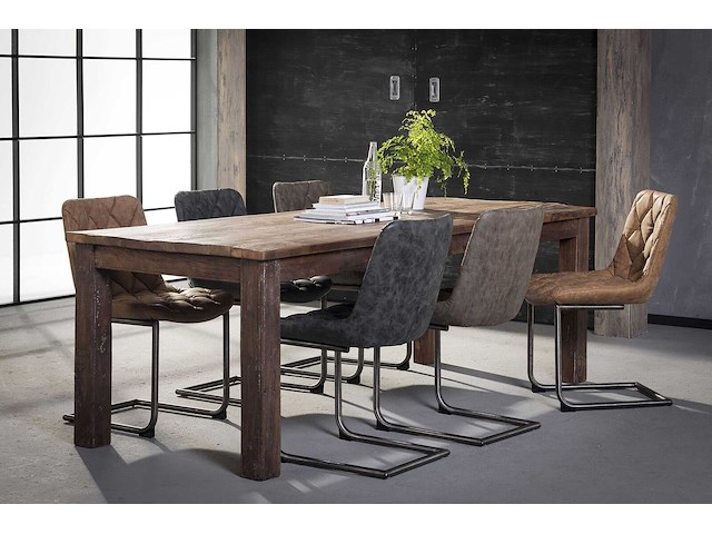 Set van 2 sledestoelen guido - taupe - afbeelding 3 van  3