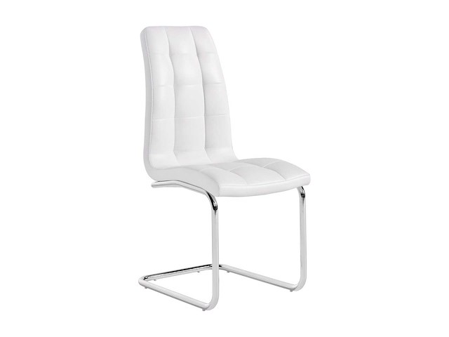 Set van 2 stoelen - imitatie - wit - afbeelding 2 van  5