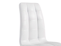 Set van 2 stoelen - imitatie - wit - afbeelding 3 van  5