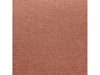 Set van 2 stoelen in stof en zwart metaal - terracotta - afbeelding 4 van  5